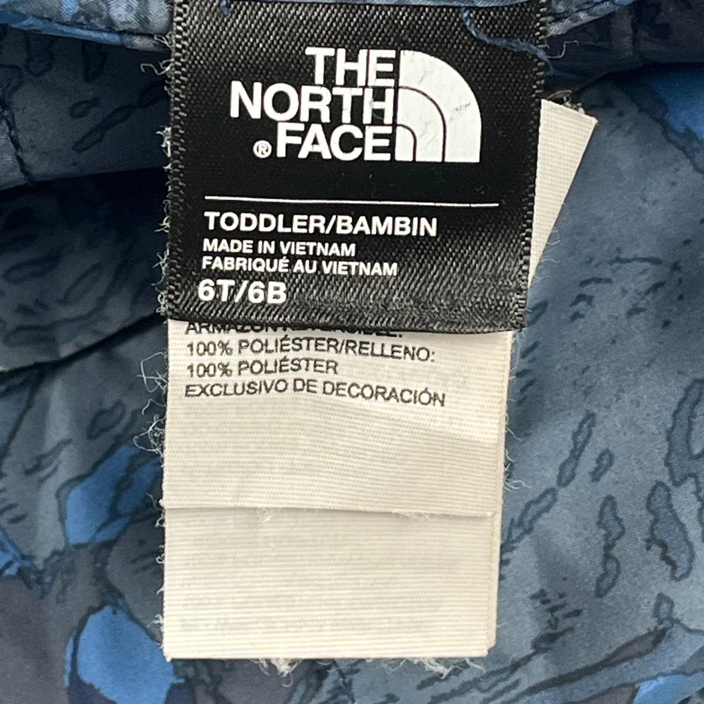 Age 6 The North Face Jacket - XS Blue Polyester - Image 3