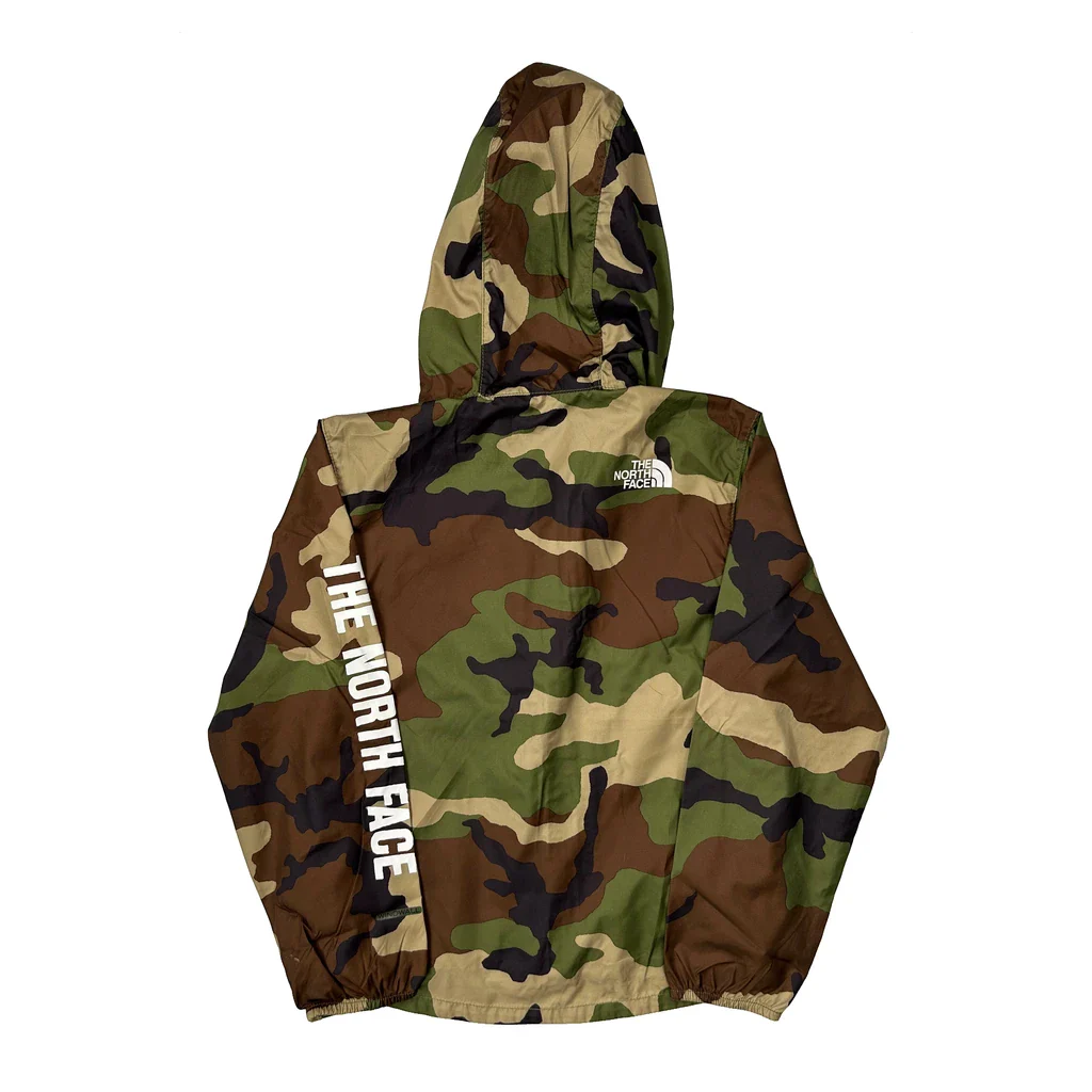 Age 6 The North Face Windbreaker - XS Camo Polyester - Image 2