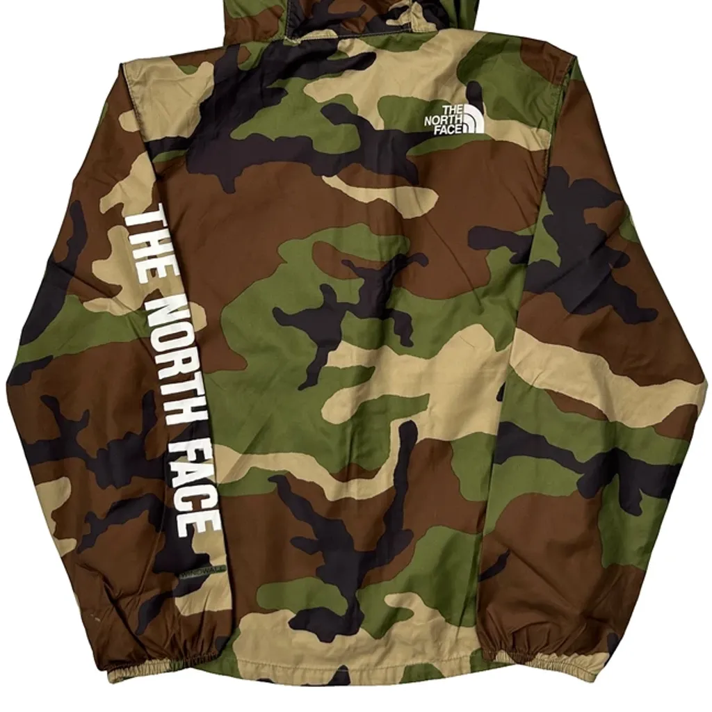 Age 6 The North Face Windbreaker - XS Camo Polyester - Image 6