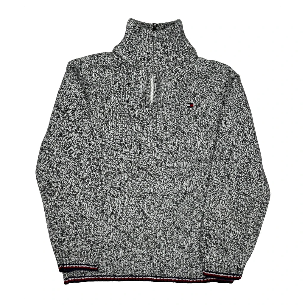 Age 6 Tommy Hilfiger 1/4 Zip - XS Grey Cotton