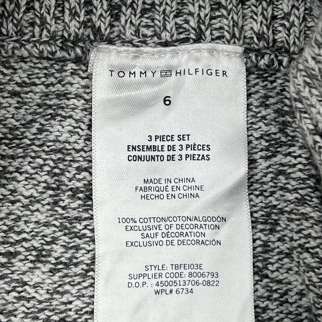 Age 6 Tommy Hilfiger 1/4 Zip - XS Grey Cotton - Image 3