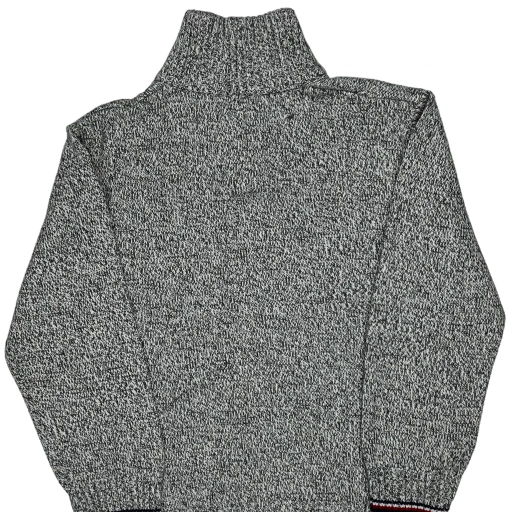 Age 6 Tommy Hilfiger 1/4 Zip - XS Grey Cotton - Image 6