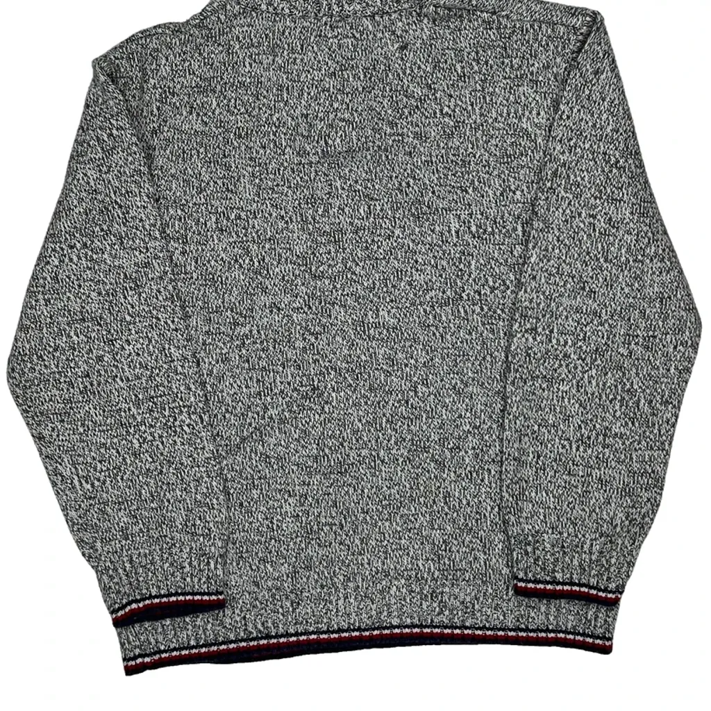 Age 6 Tommy Hilfiger 1/4 Zip - XS Grey Cotton - Image 7