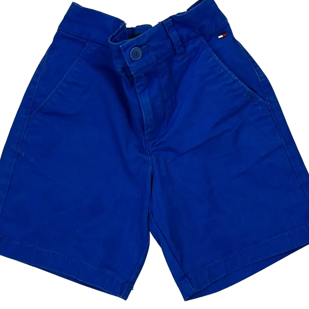 Age 6 Tommy Hilfiger Chino Shorts - XS Blue Cotton - Image 4