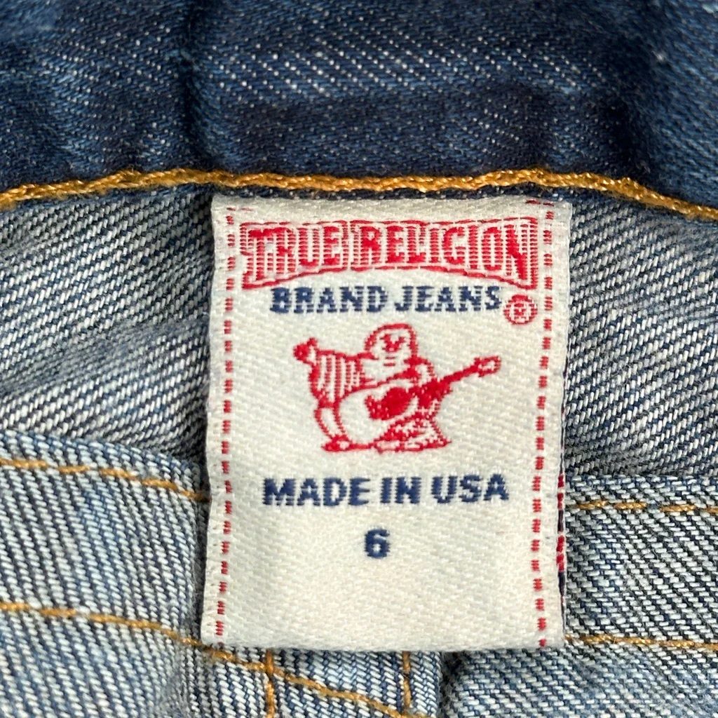 Age 6 True Religion Jeans - Small Blue Cotton - Image 3
