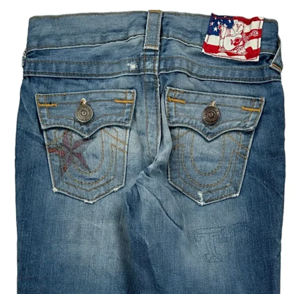 Age 6 True Religion Jeans - Small Blue Cotton - Image 8