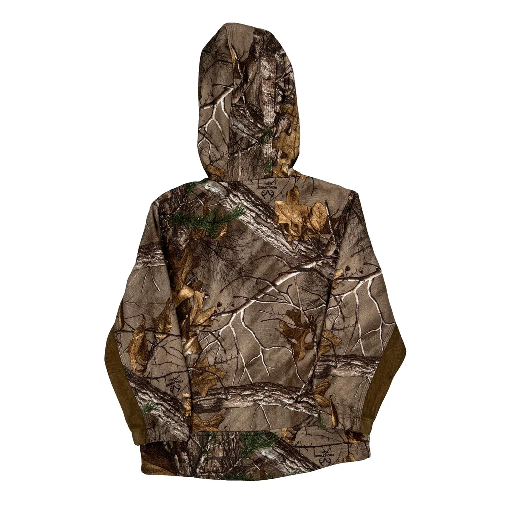 Age 7-8 Carhartt Camo Hoodie - Small Camo Polyester - Image 2