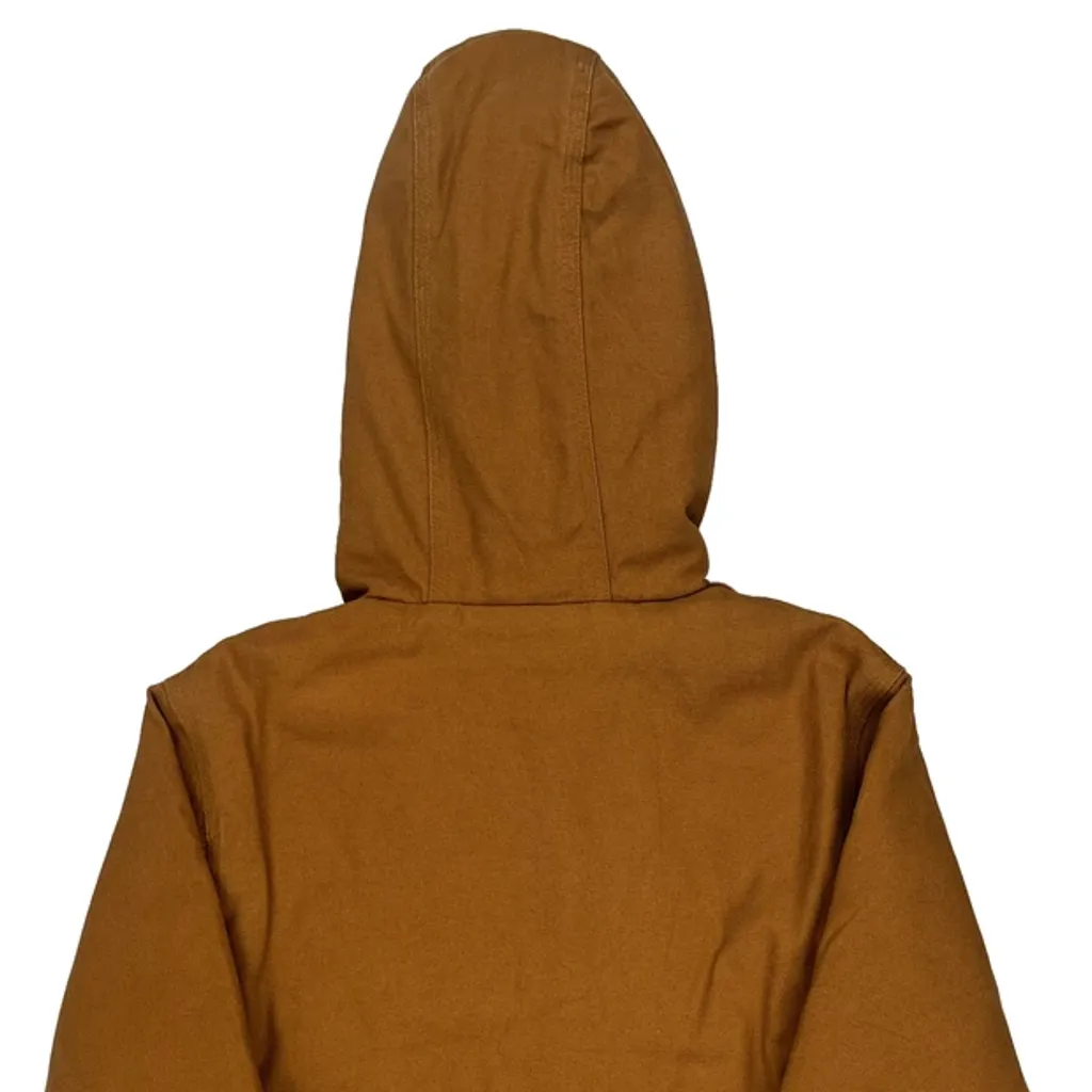 Age 7-8 Carhartt Jacket - Small Brown Cotton - Image 7