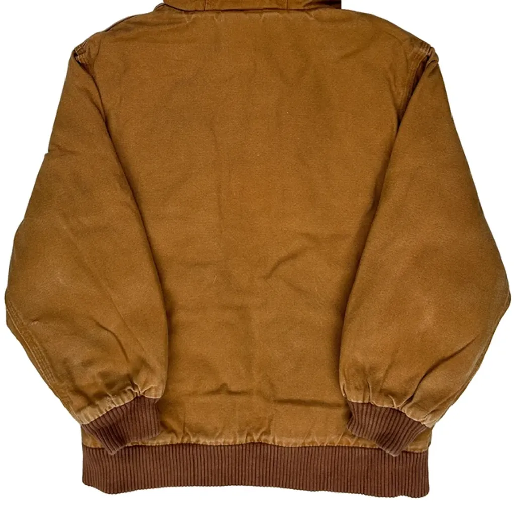 Age 7-8 Carhartt Jacket - Small Brown Cotton - Image 7