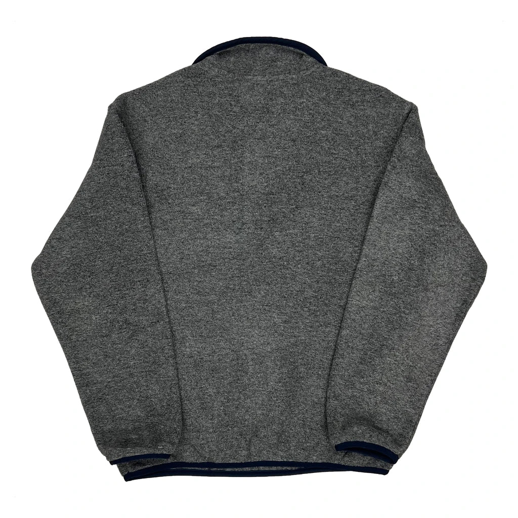 Age 7-8 Patagonia Synhilla Snap T Fleece - Small Grey Polyester - Image 2