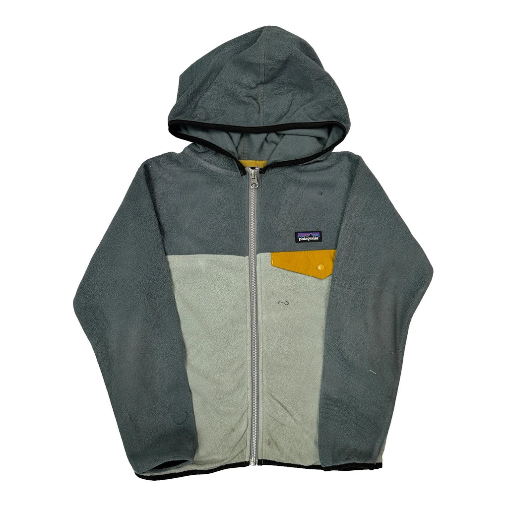 Age 7-8 Patagonia Hoodie - Small Gray Polyester