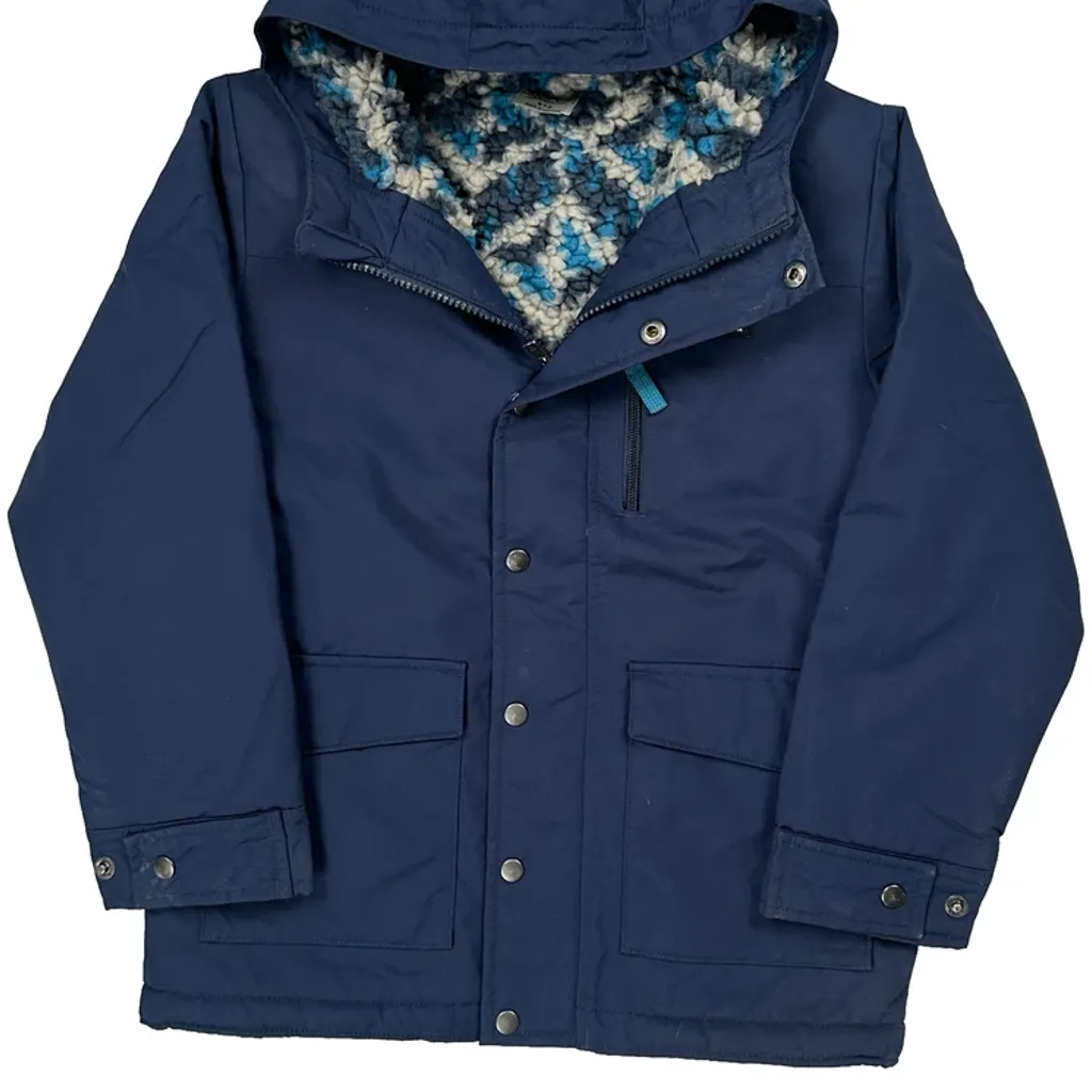 Age 7-8 Patagonia Jacket - Small Blue Polyester - Image 5