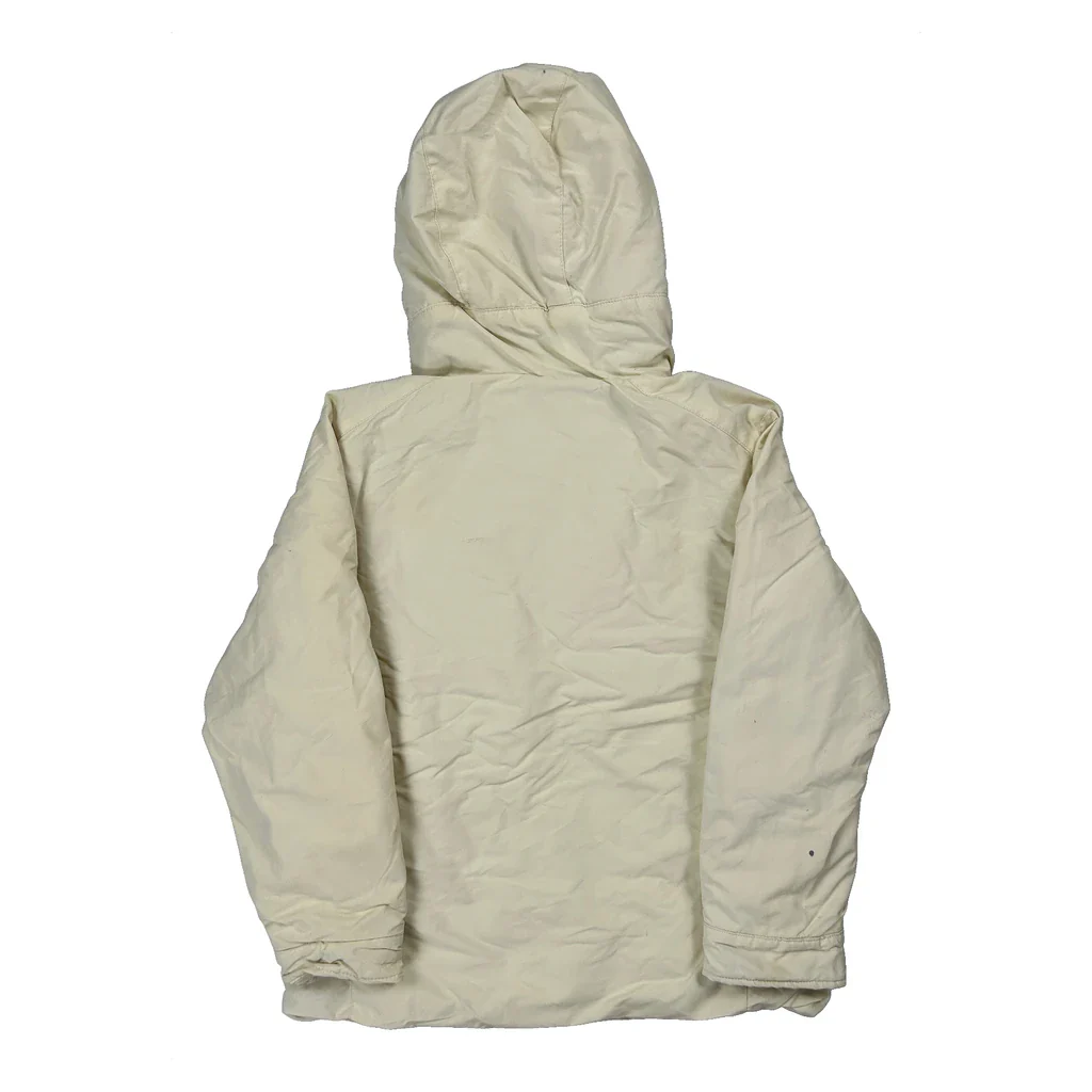 Age 7-8 Patagonia Jacket - Small Cream Polyester - Image 2