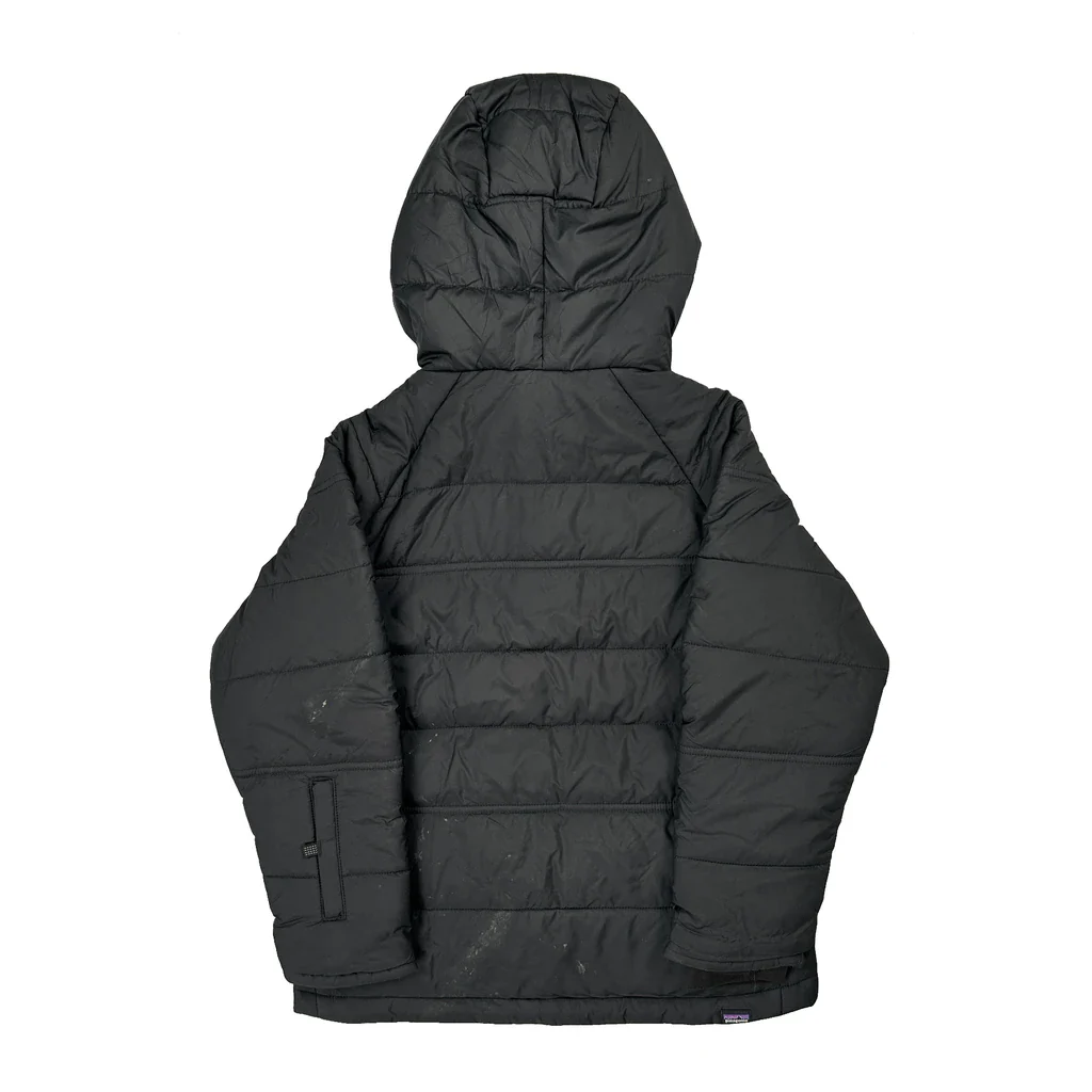 Age 7-8 Patagonia Puffer - Small Black Polyester - Image 2