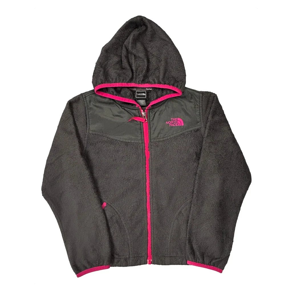 Age 7-8 The North Face Fleece - Small Grey Polyester