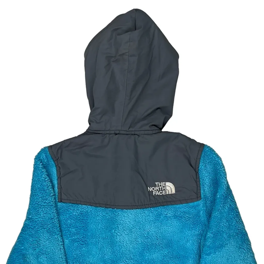 Age 7-8 The North Face Fleece Jacket - Medium Blue Polyester - Image 6