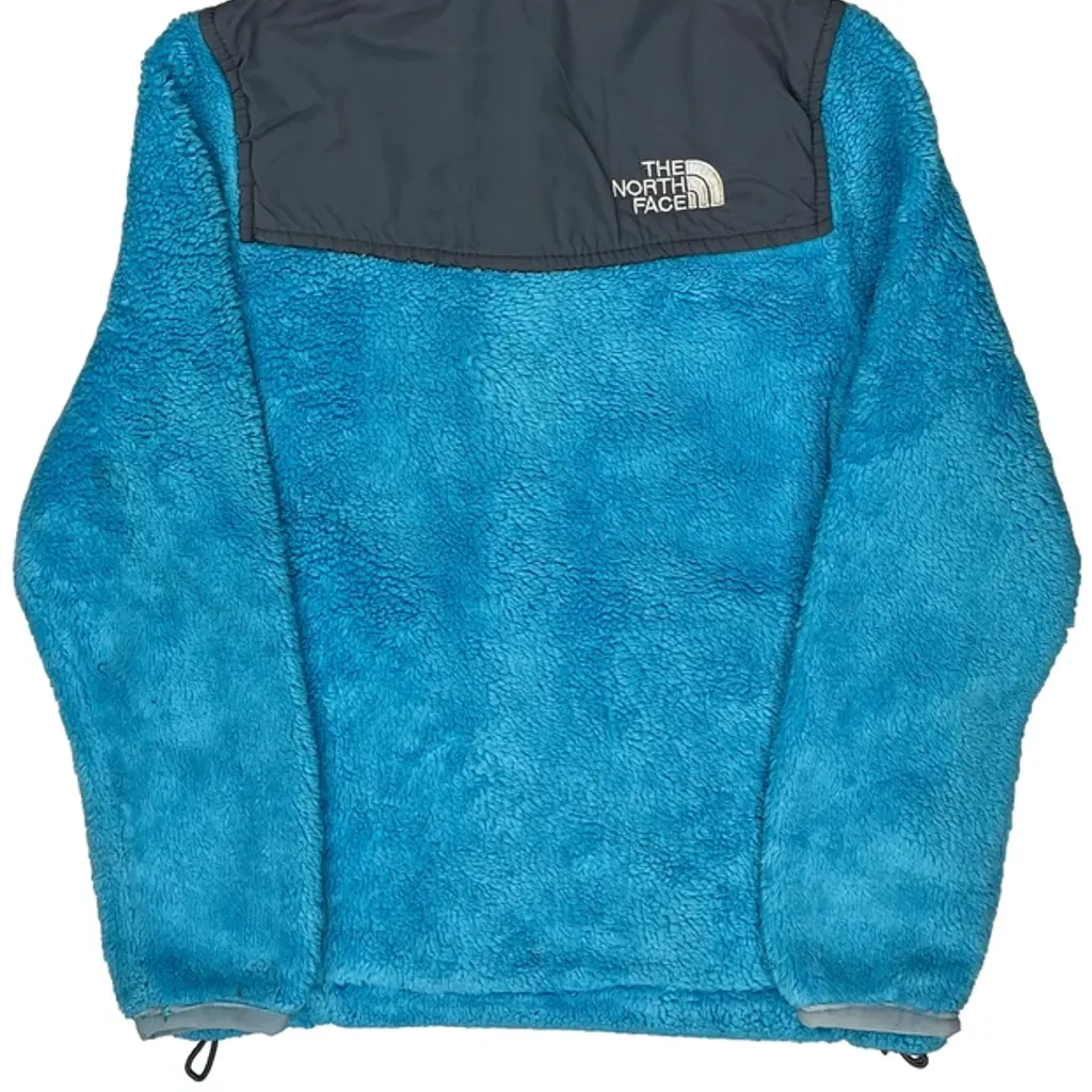Age 7-8 The North Face Fleece Jacket - Medium Blue Polyester - Image 7