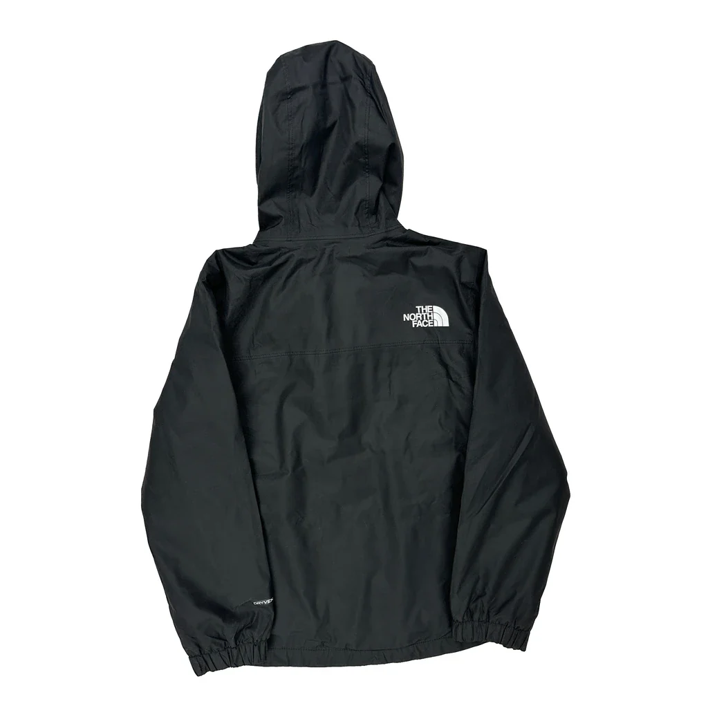 Age 7-8 The North Face Windbreaker - Small Black Polyester - Image 2