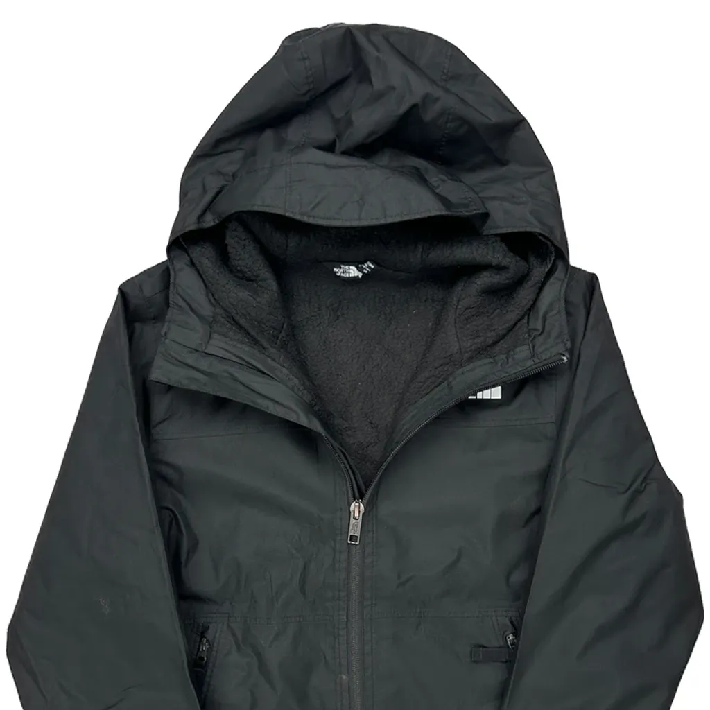 Age 7-8 The North Face Windbreaker - Small Black Polyester - Image 4