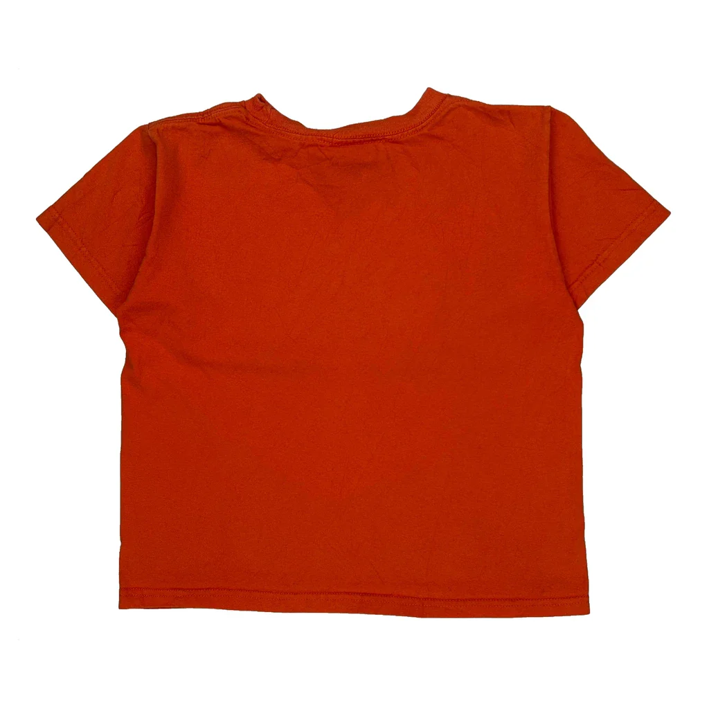 Age 7 Giants Adidas Graphic T-Shirt - XS Orange Cotton - Image 2