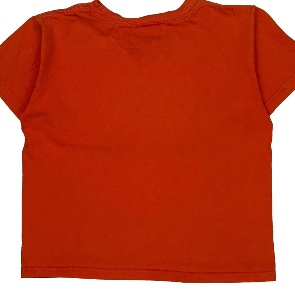 Age 7 Giants Adidas Graphic T-Shirt - XS Orange Cotton - Image 6