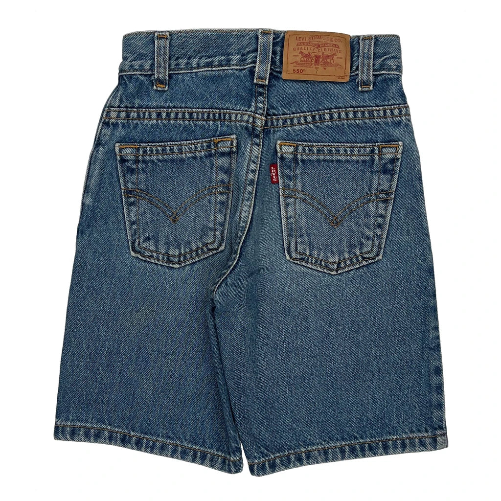 Age 7 Levis Denim Shorts - Smallw 6L Blue Cotton