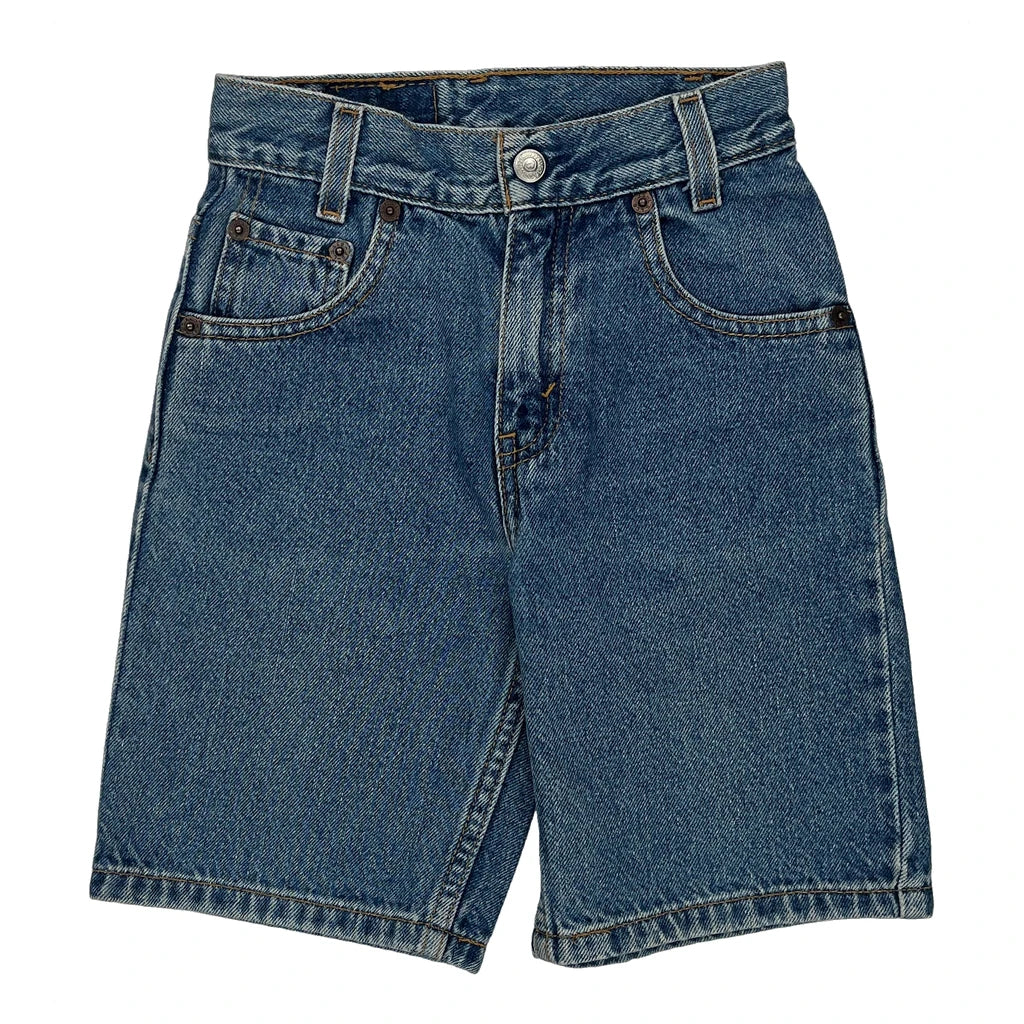 Age 7 Levis Denim Shorts - Smallw 6L Blue Cotton - Image 2