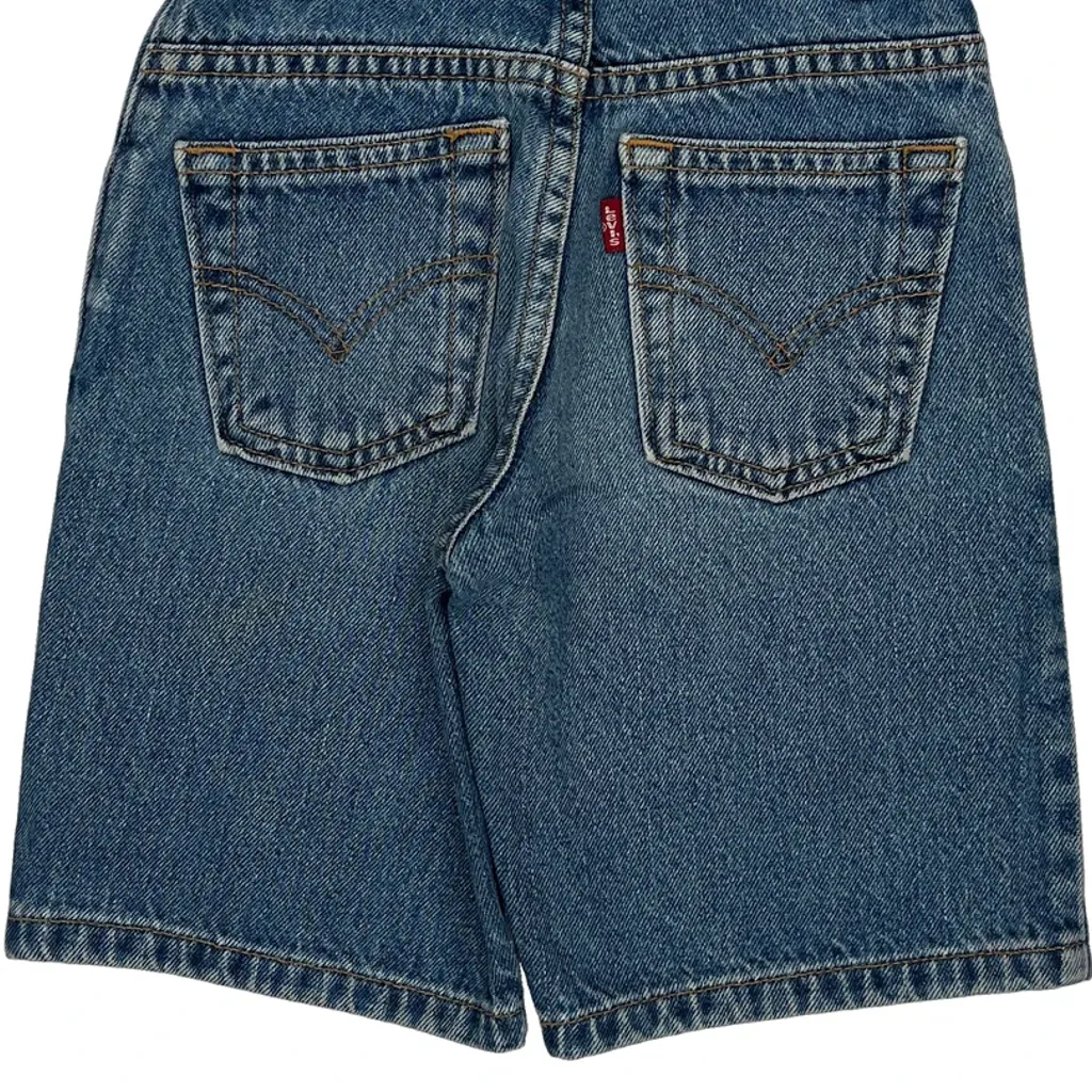 Age 7 Levis Denim Shorts - Smallw 6L Blue Cotton - Image 4