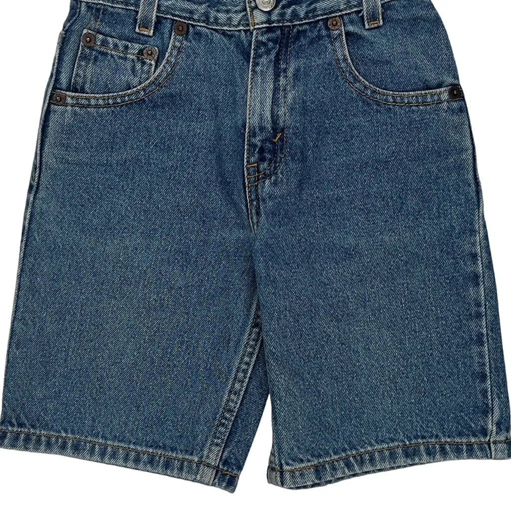 Age 7 Levis Denim Shorts - Smallw 6L Blue Cotton - Image 7