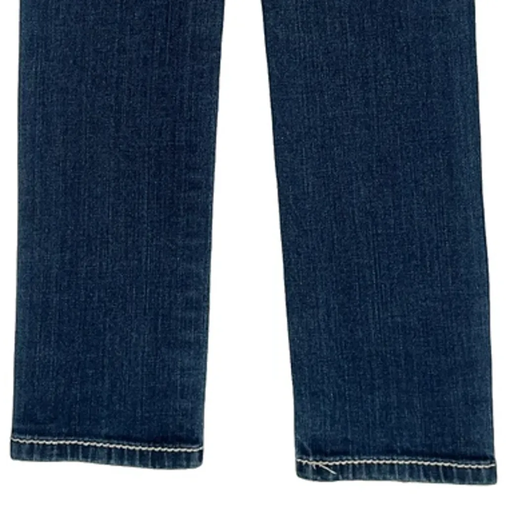 Age 7 Miss Me Skinny Jeans - Small Blue Cotton Blend - Image 5