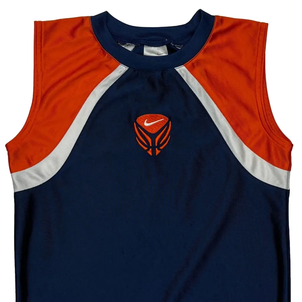 Age 7 Nike Jersey - Large Blue Polyester - Image 5