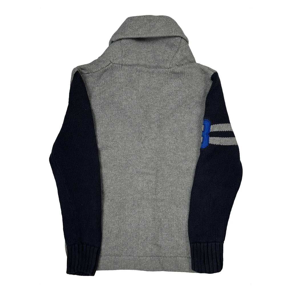 Age 7 Polo By Ralph Lauren Cardigan - Small Gray Cotton - Image 2