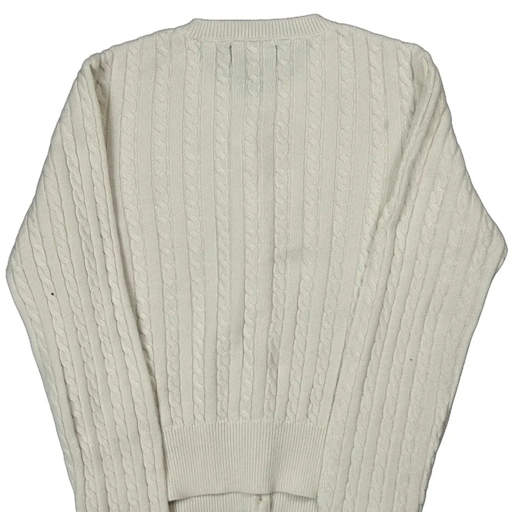 Age 7 Polo By Ralph Lauren Cardigan - Small Cream Cotton - Image 7