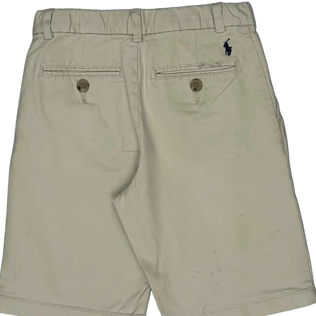 Age 7 Polo By Ralph Lauren Chino Shorts - Smallw 6L Beige Cotton - Image 4