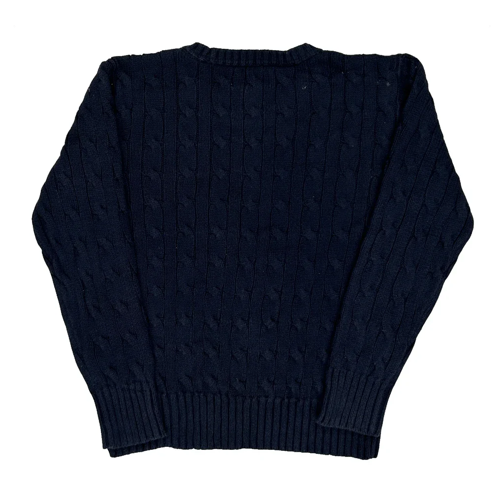 Age 7 Polo By Ralph Lauren Jumper - Small Navy Cotton - Image 2