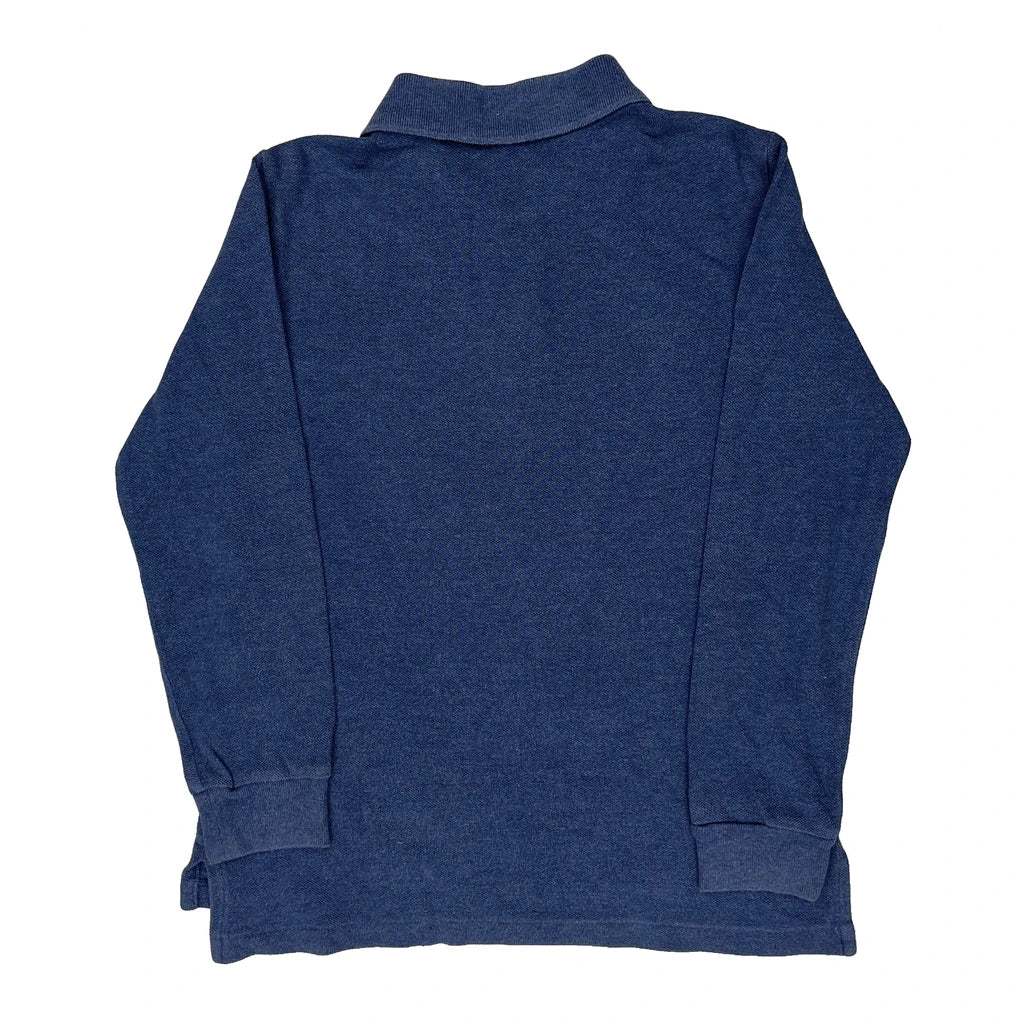 Age 7 Polo By Ralph Lauren Polo Shirt - Small Blue Cotton - Image 2