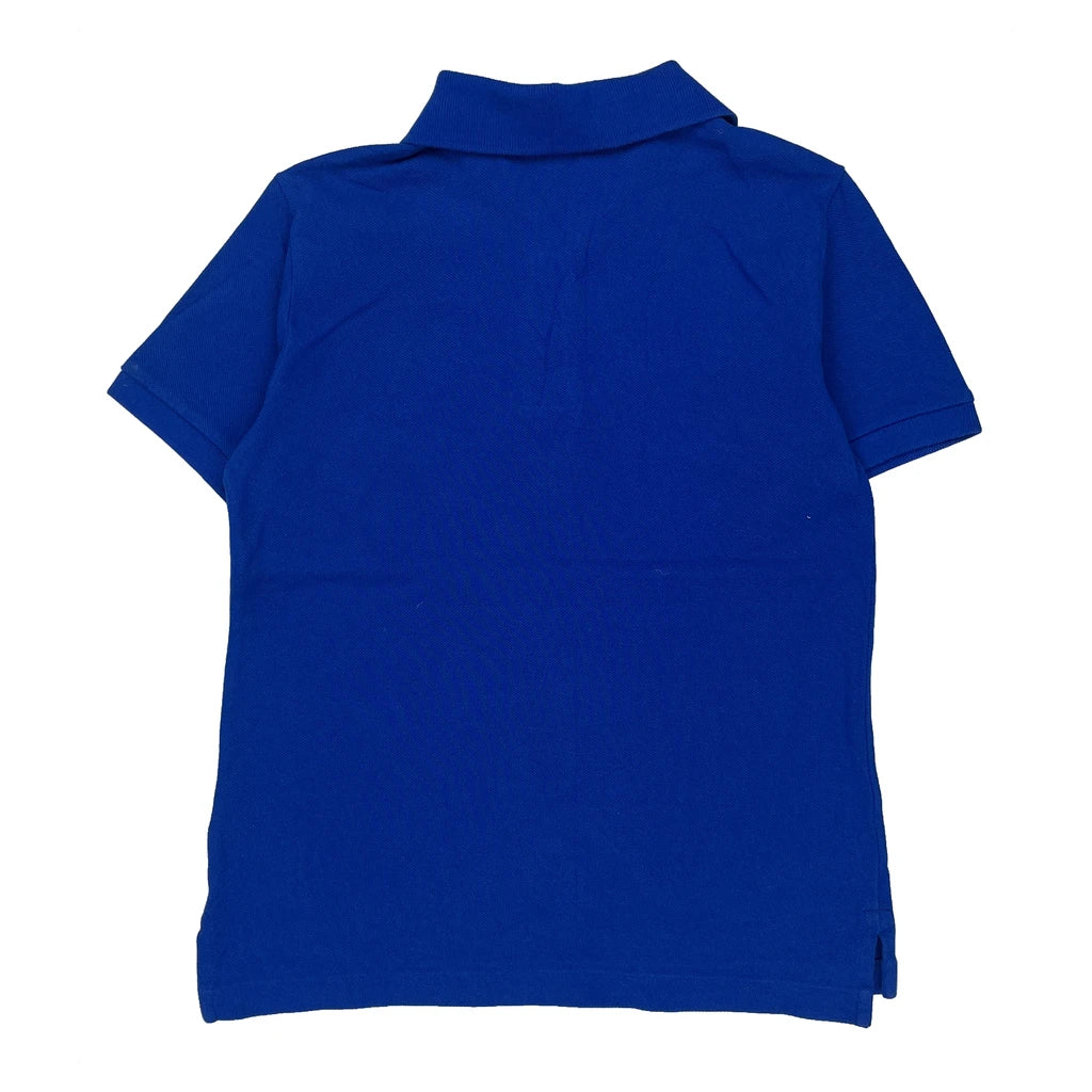 Age 7 Polo By Ralph Lauren Polo Shirt - Small Blue Cotton - Image 2