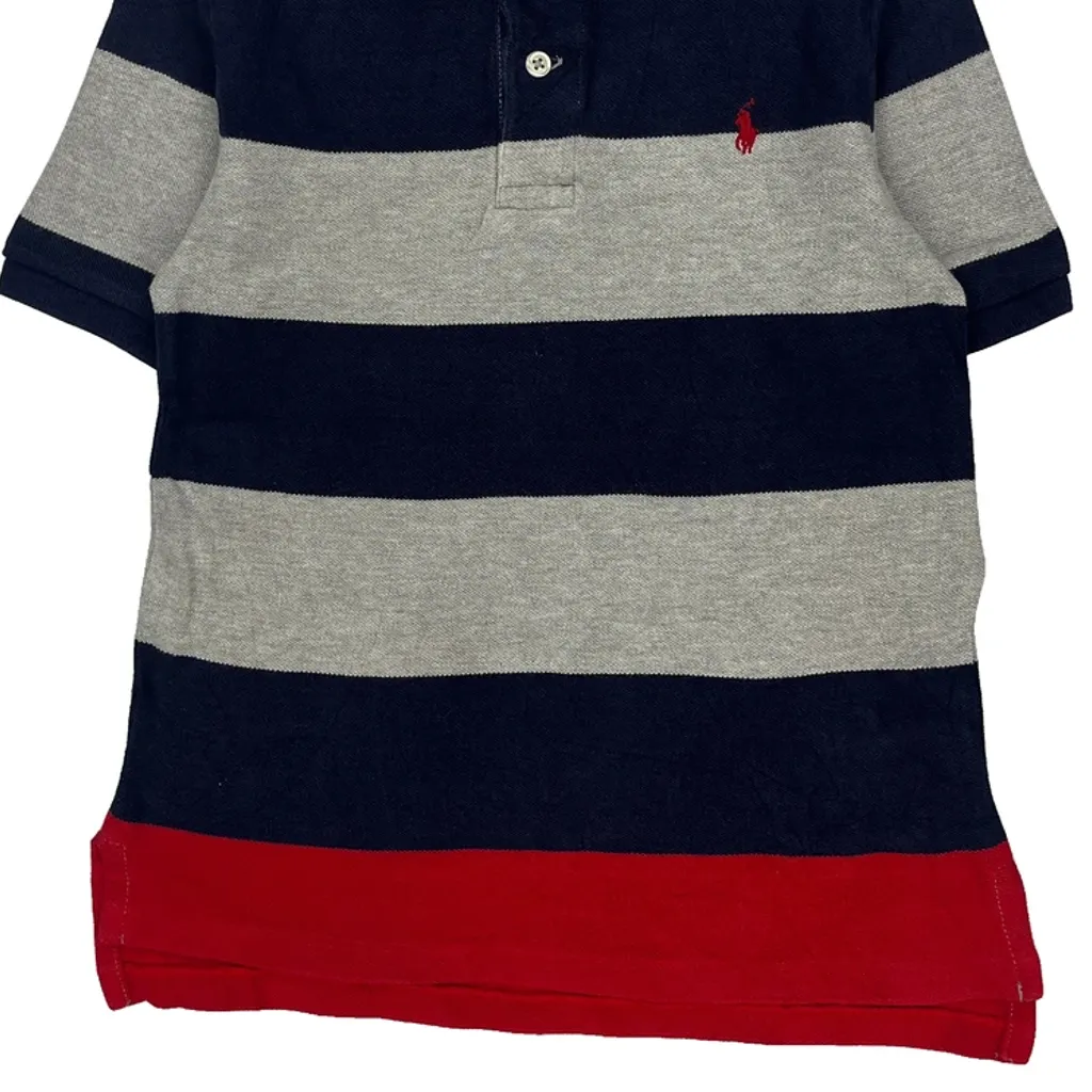 Age 7 Polo By Ralph Lauren Polo Shirt - Small Gray Cotton - Image 4