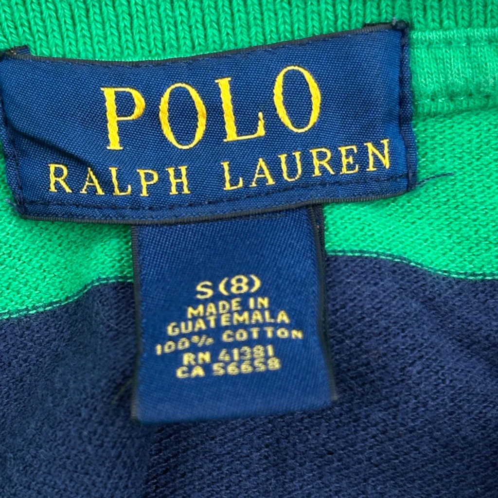 Age 7 Polo By Ralph Lauren Striped Polo Shirt - Small Multicoloured Cotton - Image 3