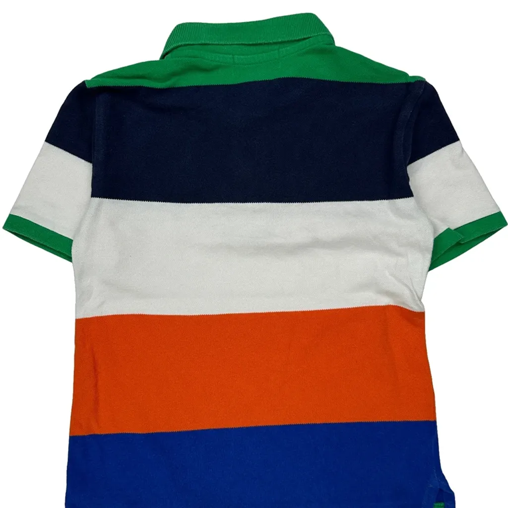 Age 7 Polo By Ralph Lauren Striped Polo Shirt - Small Multicoloured Cotton - Image 6