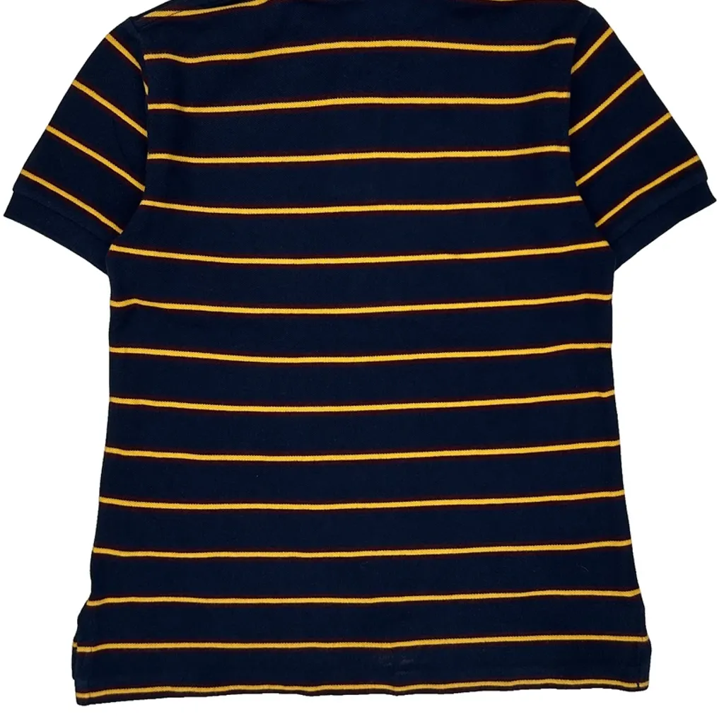 Age 7 Polo By Ralph Lauren Striped Polo Shirt - Small Navy Cotton - Image 7
