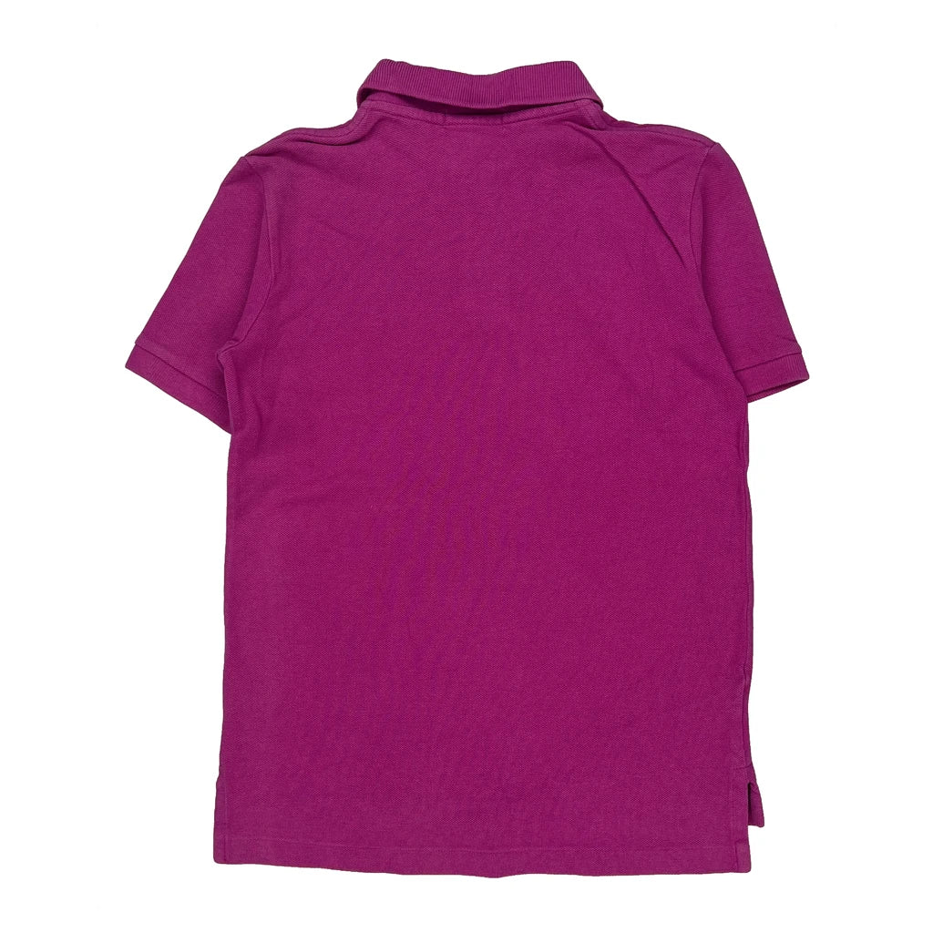 Age 7 Polo By Ralph Lauren Polo Shirt - Small Purple Cotton - Image 2