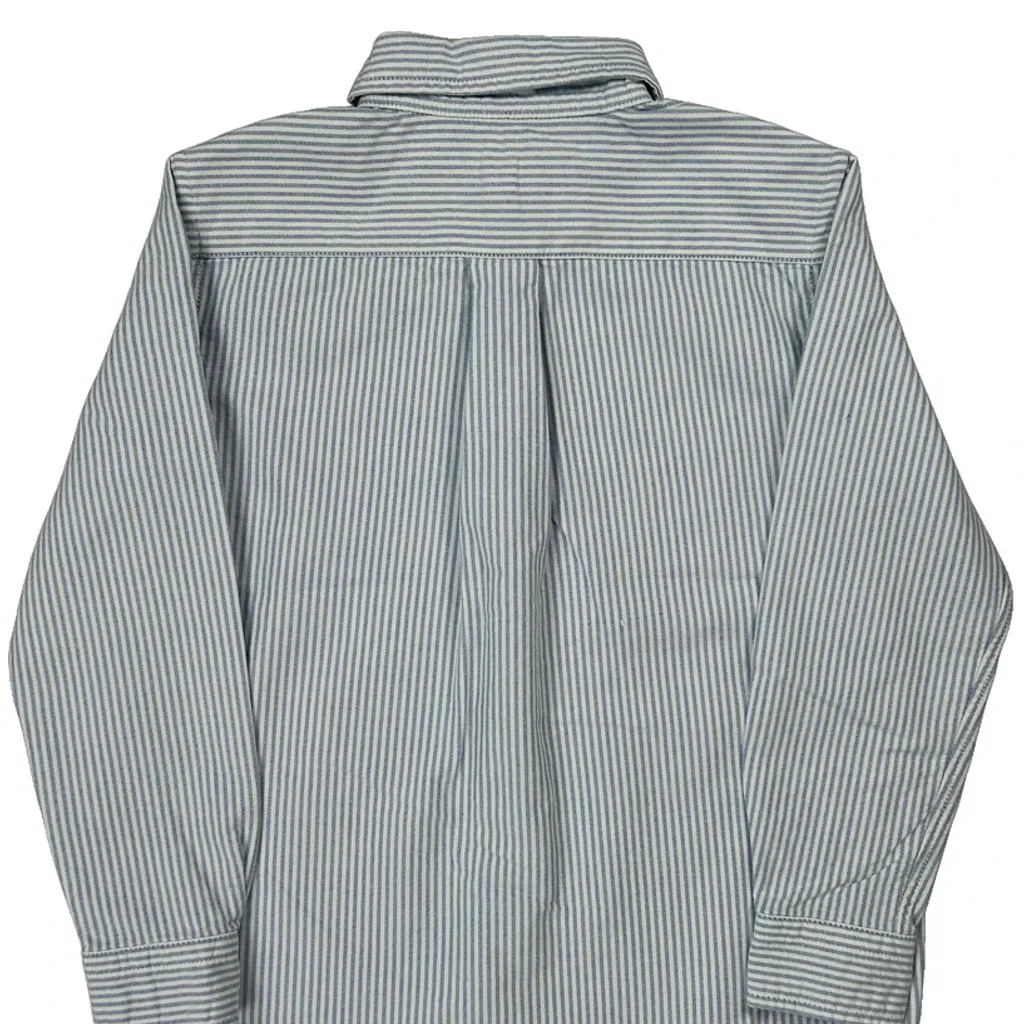 Age 7 Polo By Ralph Lauren Striped Shirt - Small Blue Cotton - Image 6
