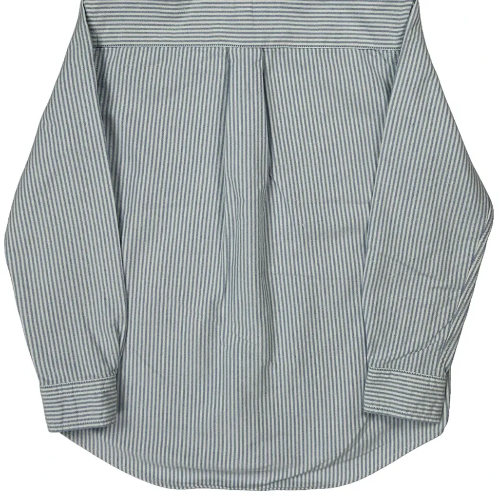 Age 7 Polo By Ralph Lauren Striped Shirt - Small Blue Cotton - Image 7