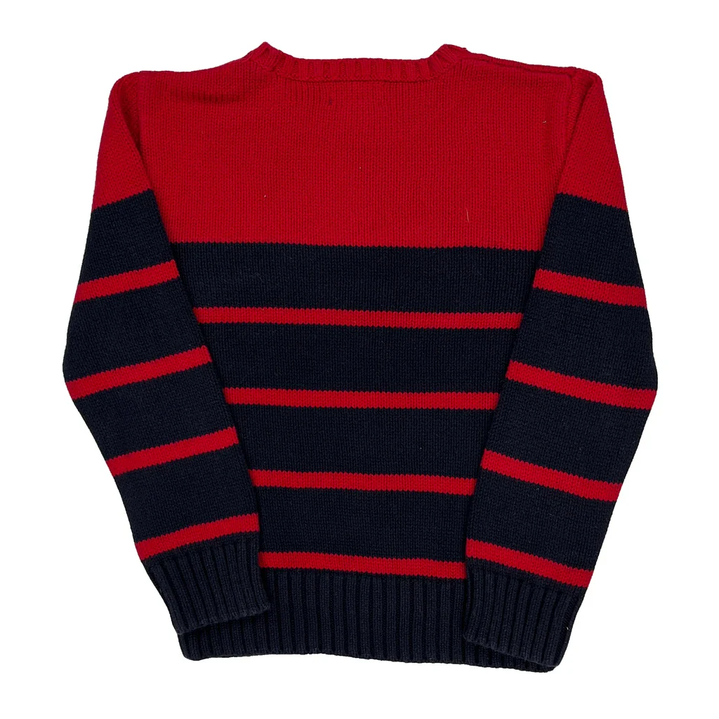 Age 7 Polo By Ralph Lauren Sweater - Small Navy Cotton - Image 2