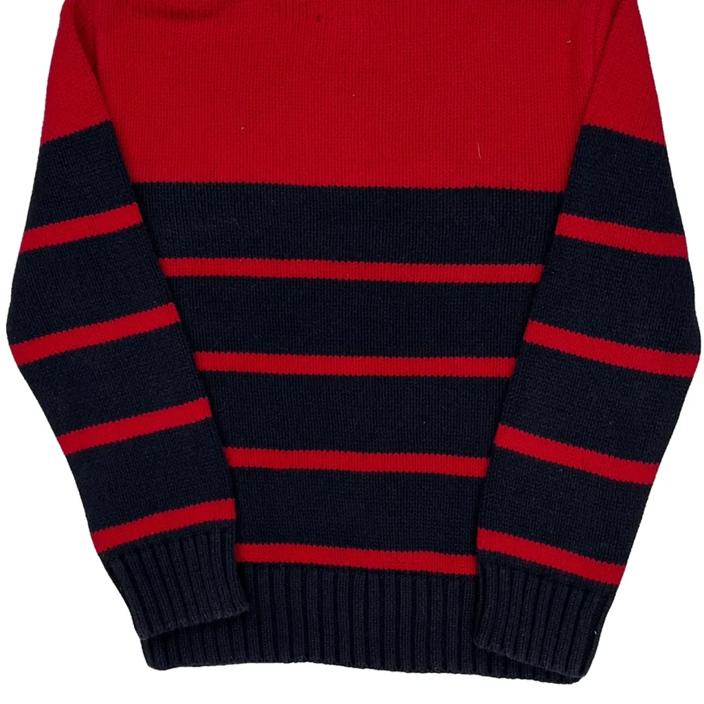 Age 7 Polo By Ralph Lauren Sweater - Small Navy Cotton - Image 6
