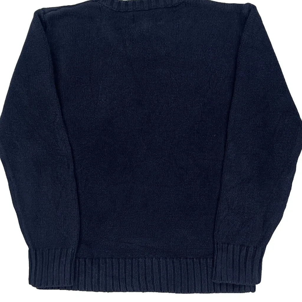 Age 7 Polo By Ralph Lauren Sweater - Small Navy Cotton - Image 6
