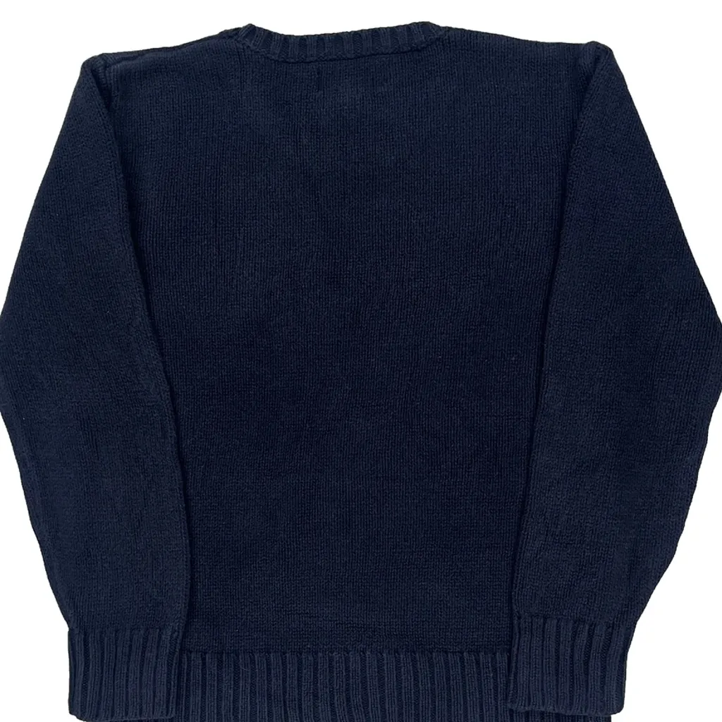 Age 7 Polo By Ralph Lauren Sweater - Small Navy Cotton - Image 7