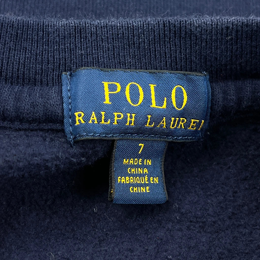 Age 7 Polo By Ralph Lauren Sweatshirt - Small Blue Cotton - Image 3