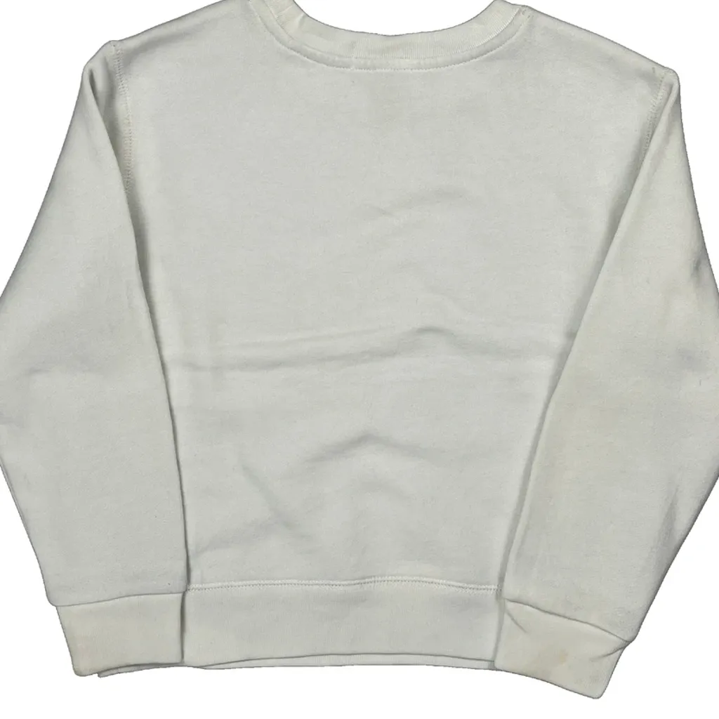 Age 7 Polo By Ralph Lauren Polo Bear Sweatshirt - Small White Cotton - Image 6